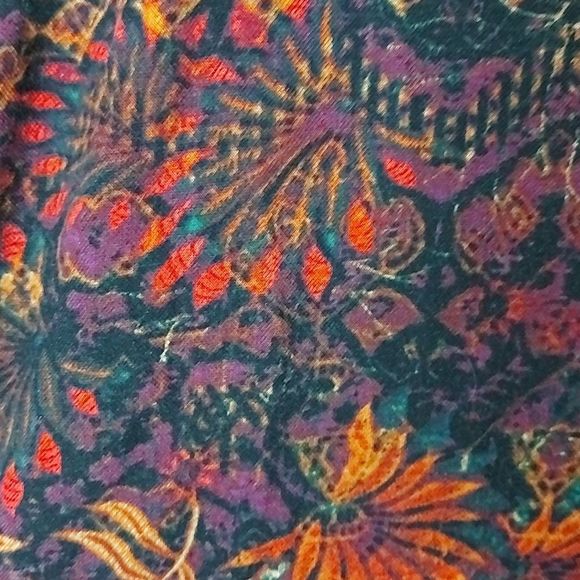 H&M Viscose Print Wide Leg Palazzo Trouser Pants 40 8 - Picture 3 of 5